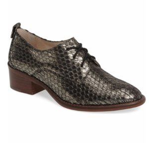 Louise et Cie Fenn Oxford Shoes Size 7 Special Occasion Sparkly Metallic Dance